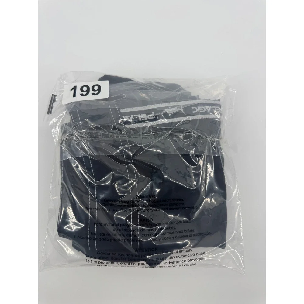 Pelagic Black Fin Shorts Mens 40 Black Board Shorts Fishing Cargo Style 201